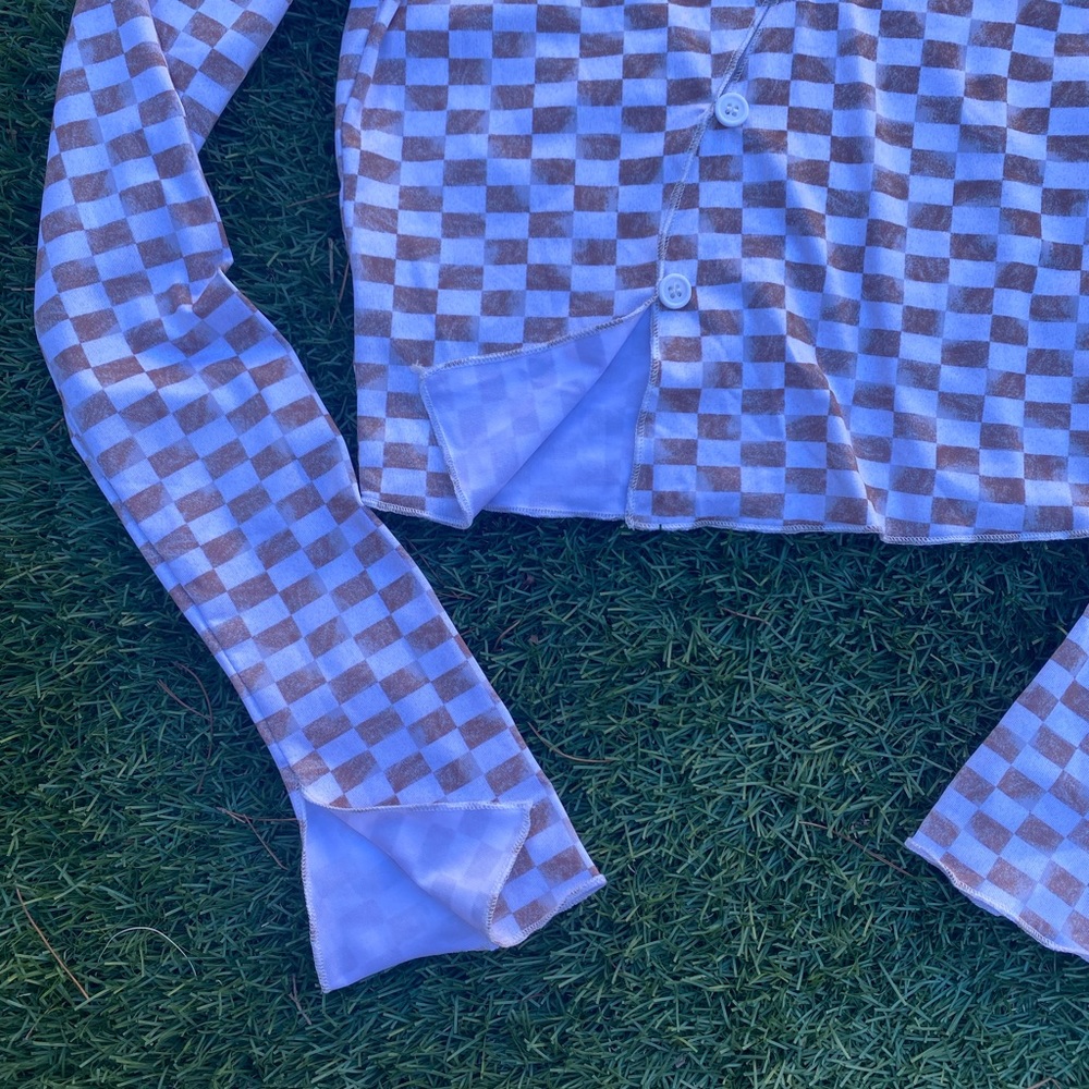 Checkered Crop Top - image 2